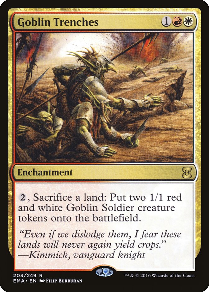 Goblin Trenches 203/249 (Eternal Masters)  - Foil | Chromatic Games