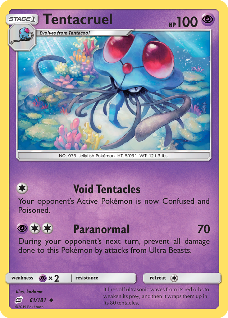 Tentacruel (61/181) [Sun & Moon: Team Up] | Chromatic Games