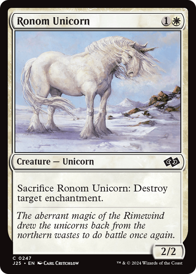 Ronom Unicorn [Foundations Jumpstart] | Chromatic Games