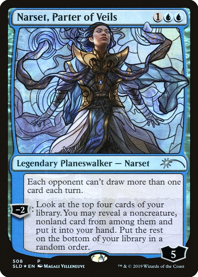 Narset, Parter of Veils (Stained Glass) [Secret Lair Drop Promos] | Chromatic Games