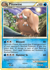 Piloswine (48/102) [HeartGold & SoulSilver: Triumphant] | Chromatic Games