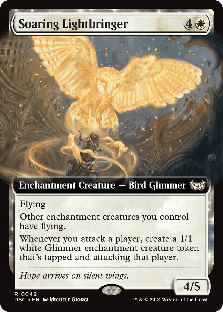 Soaring Lightbringer (Extended Art) [Duskmourn: House of Horror Commander] | Chromatic Games