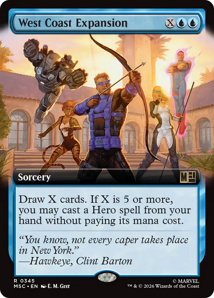 West Coast Expansion (Extended Art) [Marvel Super Heroes Commander] | Chromatic Games