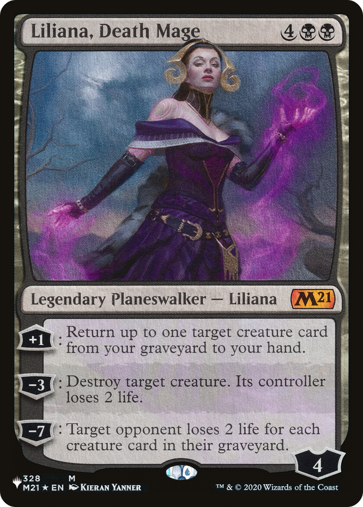 Liliana, Death Mage [The List Reprints] | Chromatic Games