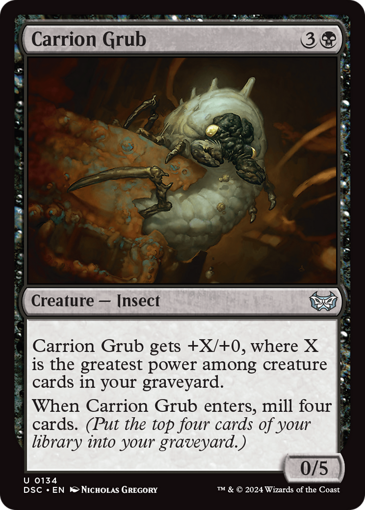 Carrion Grub [Duskmourn: House of Horror Commander] | Chromatic Games