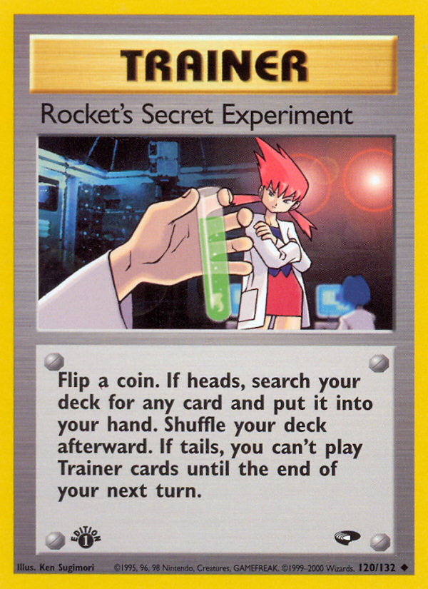 Rocket's Secret Experiment (120/132) [Gym Challenge 1st Edition] | Chromatic Games