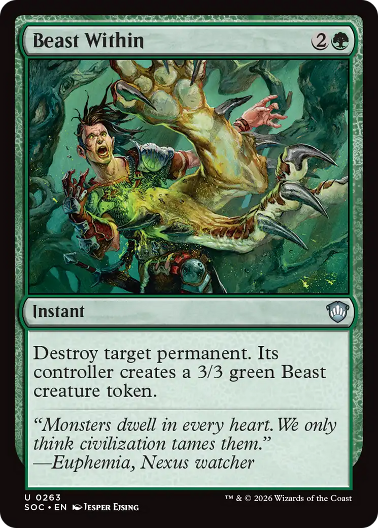 Beast Within [Secrets of Strixhaven Commander] | Chromatic Games