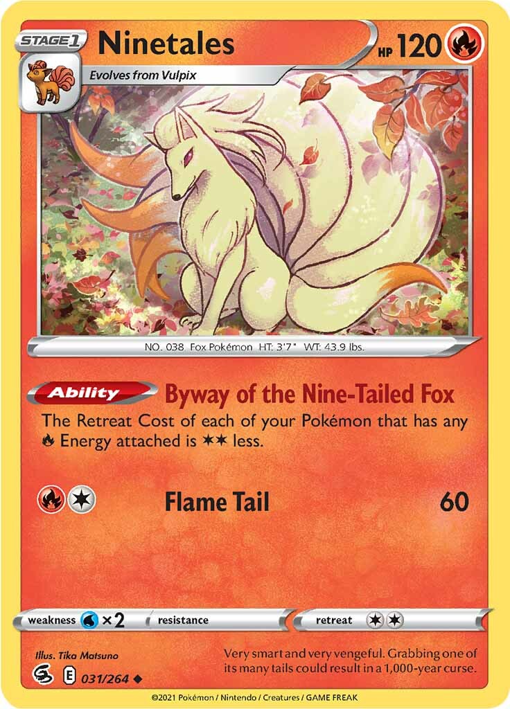 Ninetales (031/264) [Sword & Shield: Fusion Strike] | Chromatic Games