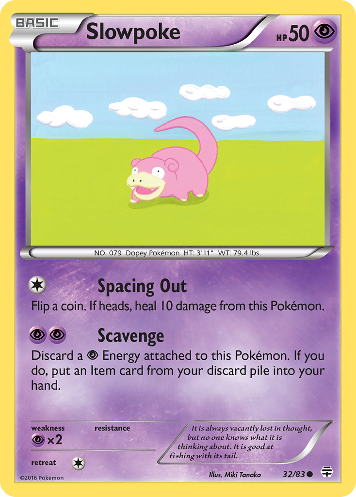 Slowpoke (32/83) [XY: Generations] | Chromatic Games