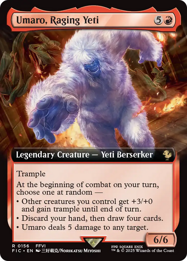 Umaro, Raging Yeti (Extended Art) [FINAL FANTASY Commander] | Chromatic Games