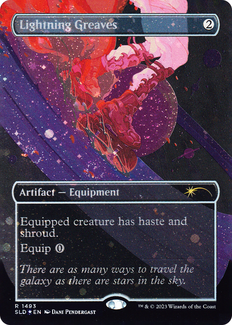 Lightning Greaves (1493) (Galaxy Foil) [Secret Lair Drop Series] | Chromatic Games