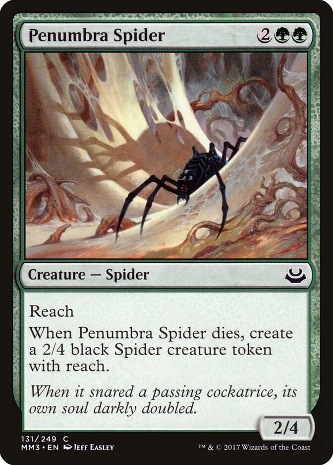 Penumbra Spider 131 (Modern Masters 2017)  - Foil | Chromatic Games
