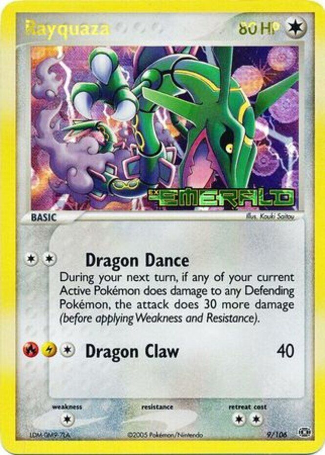 Rayquaza (9/106) (Stamped) [EX: Emerald] | Chromatic Games