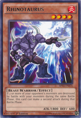 Rhinotaurus [BP03-EN076] Rare | Chromatic Games