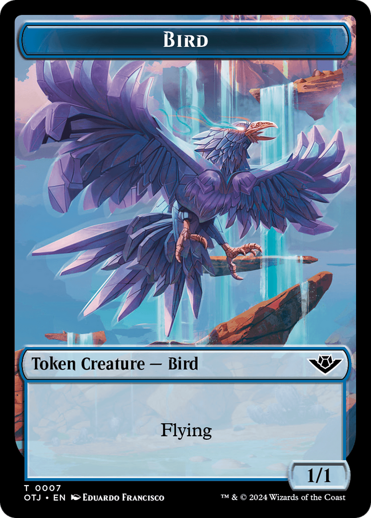 Bird Token [Outlaws of Thunder Junction Tokens] | Chromatic Games