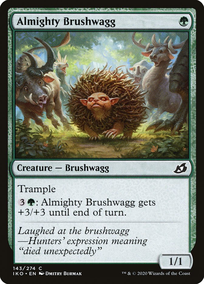 Almighty Brushwagg 143/274 (Ikoria: Lair of Behemoths)  | Chromatic Games
