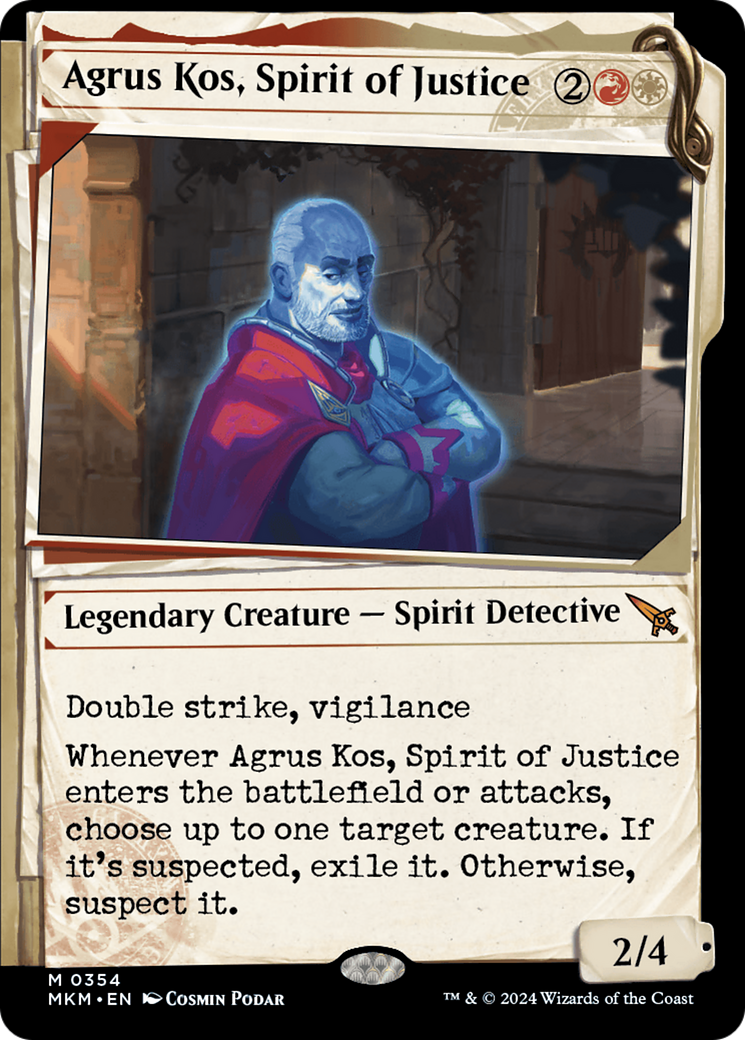 Agrus Kos, Spirit of Justice (Showcase) [Murders at Karlov Manor] | Chromatic Games