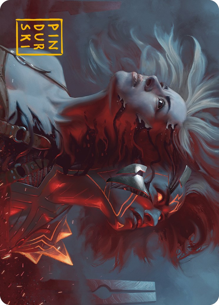 Thrill of Possibility Art Card (Gold-Stamped Signature) [Phyrexia: All Will Be One Art Series] | Chromatic Games