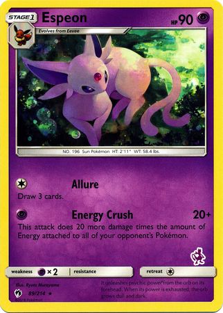 Espeon (89/214) (Mewtwo Deck) [Battle Academy 2020] | Chromatic Games