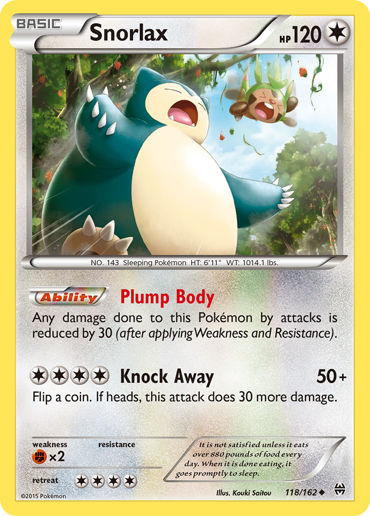 Snorlax (118/162) [XY: BREAKthrough] | Chromatic Games