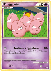 Exeggcute (63/123) [HeartGold & SoulSilver: Base Set] | Chromatic Games