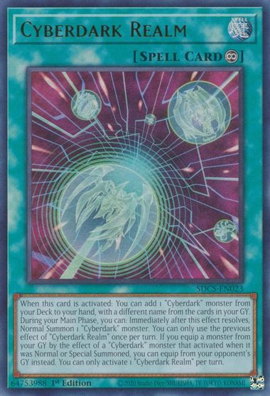 Cyberdark Realm [SDCS-EN023] Ultra Rare | Chromatic Games