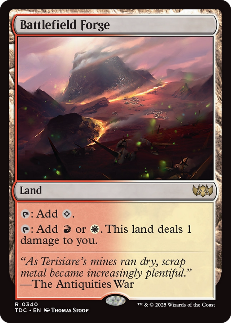 Battlefield Forge [Tarkir: Dragonstorm Commander] | Chromatic Games