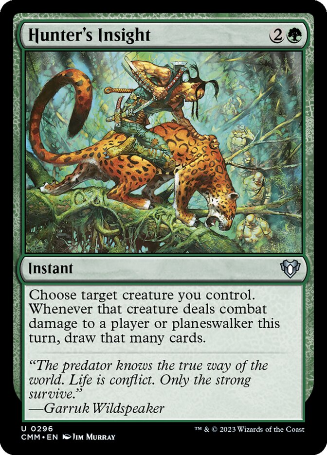 Hunter's Insight 296 (Commander Masters)  | Chromatic Games