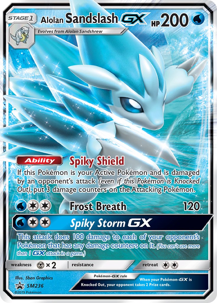 Alolan Sandslash GX (SM236) [Sun & Moon: Black Star Promos] | Chromatic Games