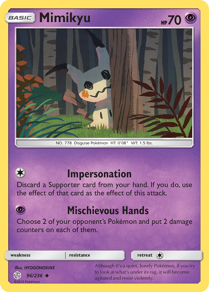 Mimikyu (96/236) [Sun & Moon: Cosmic Eclipse] | Chromatic Games