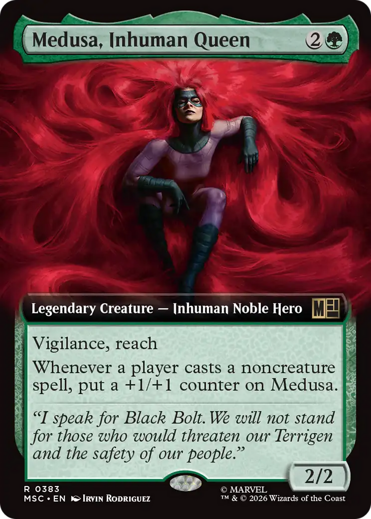 Medusa, Inhuman Queen (Extended Art) [Marvel Super Heroes Commander] | Chromatic Games