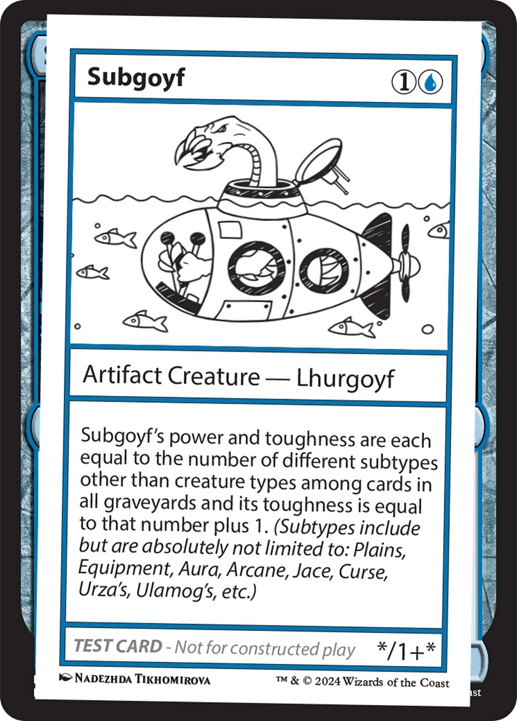 Subgoyf [Mystery Booster 2 Playtest Cards] | Chromatic Games