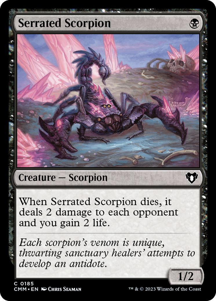 Serrated Scorpion [Commander Masters] | Chromatic Games