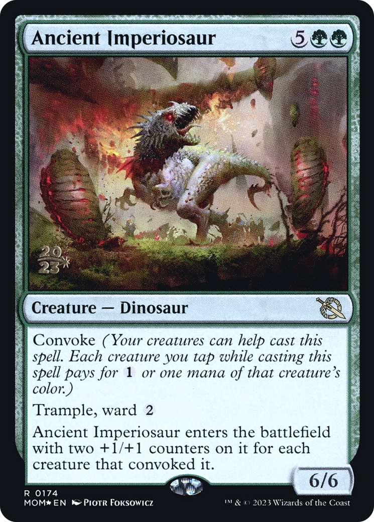 Ancient Imperiosaur [March of the Machine Prerelease Promos] | Chromatic Games