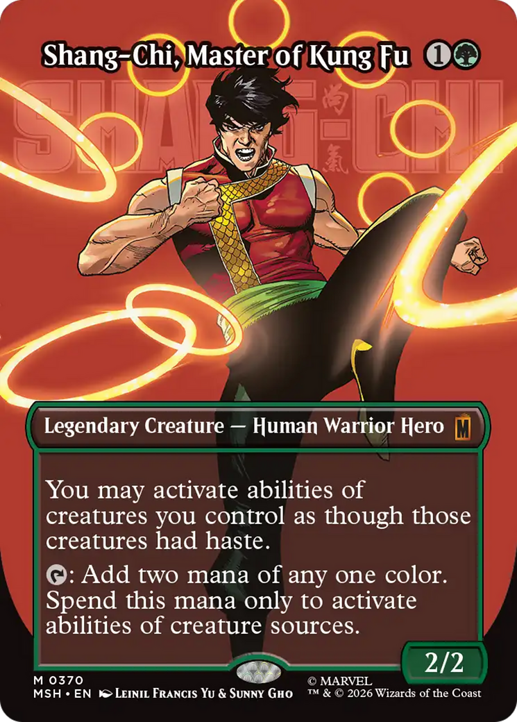 Shang-Chi, Master of Kung Fu (Borderless) (0370) [Marvel Super Heroes] | Chromatic Games