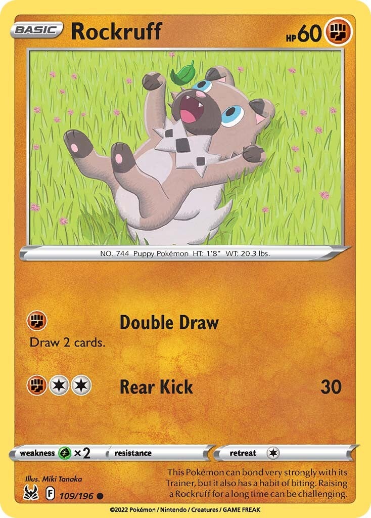 Rockruff (109/196) [Sword & Shield: Lost Origin] | Chromatic Games