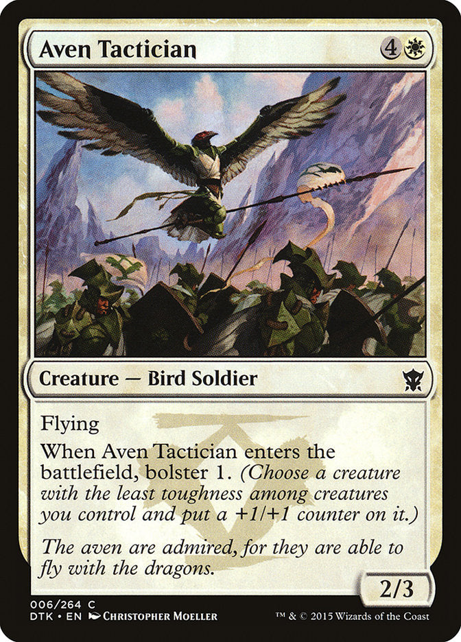 Aven Tactician 6/264 (Dragons of Tarkir)  | Chromatic Games