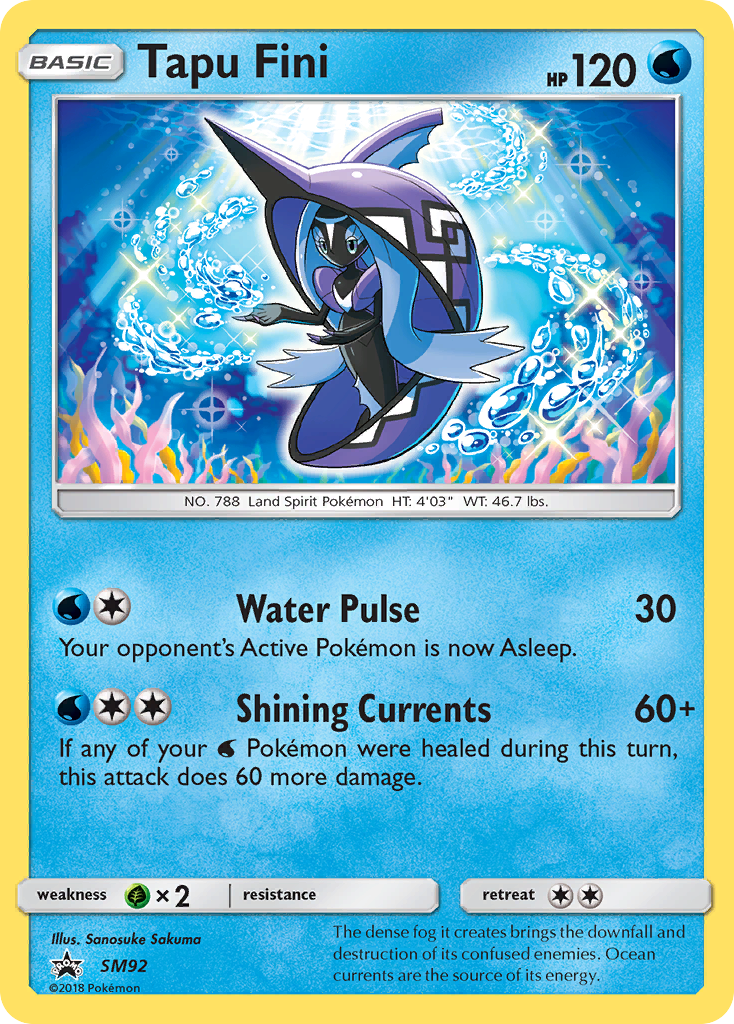 Tapu Fini (SM92) [Sun & Moon: Black Star Promos] | Chromatic Games