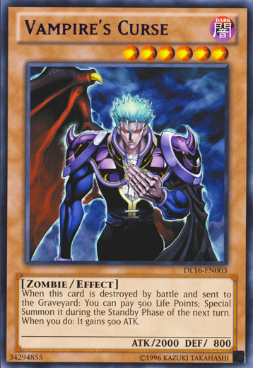 Vampire's Curse (Purple) [DL16-EN003] Rare | Chromatic Games