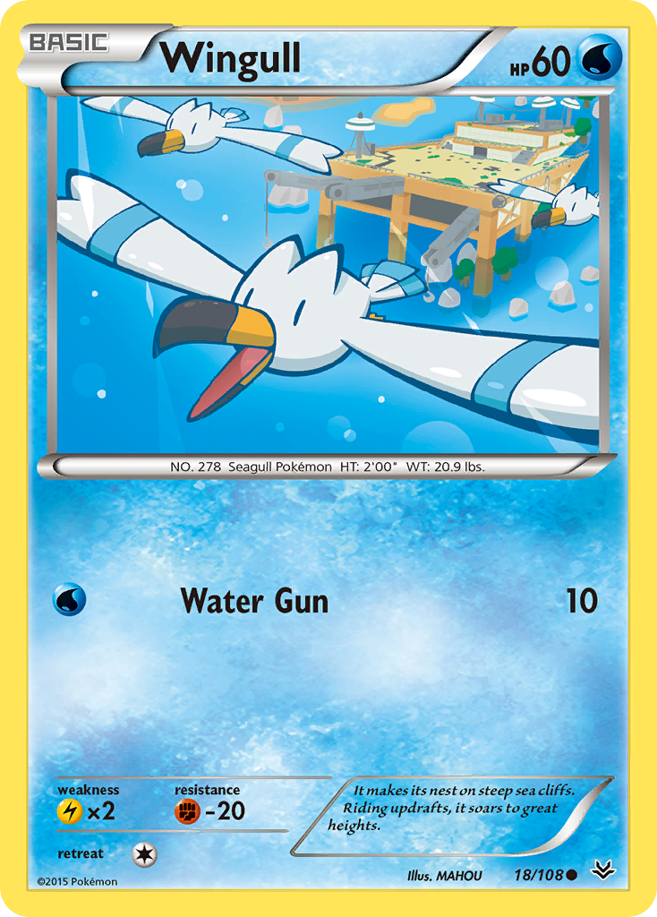 Wingull (18/108) [XY: Roaring Skies] | Chromatic Games