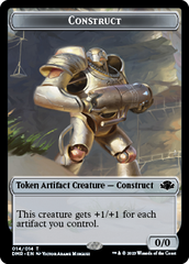 Insect // Construct Double-Sided Token [Dominaria Remastered Tokens] | Chromatic Games