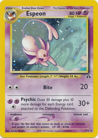 Espeon (1/75) [Neo Discovery Unlimited] | Chromatic Games