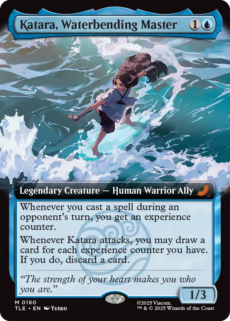 Katara, Waterbending Master (Extended Art) [Avatar: The Last Airbender: Eternal-Legal] | Chromatic Games