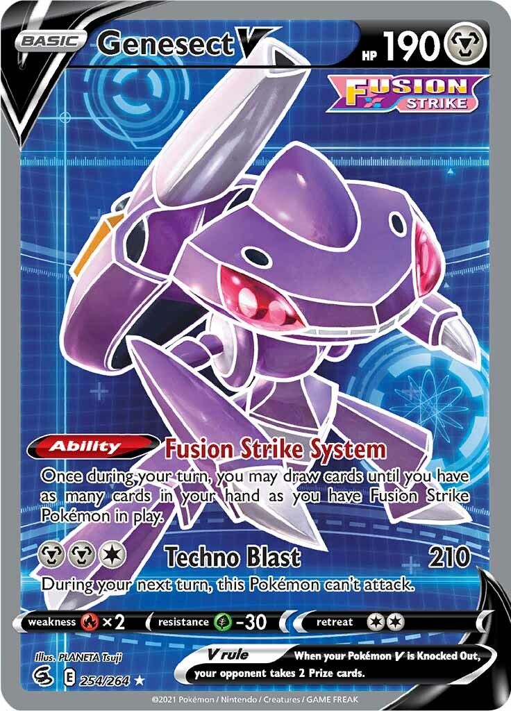 Genesect V (254/264) [Sword & Shield: Fusion Strike] | Chromatic Games