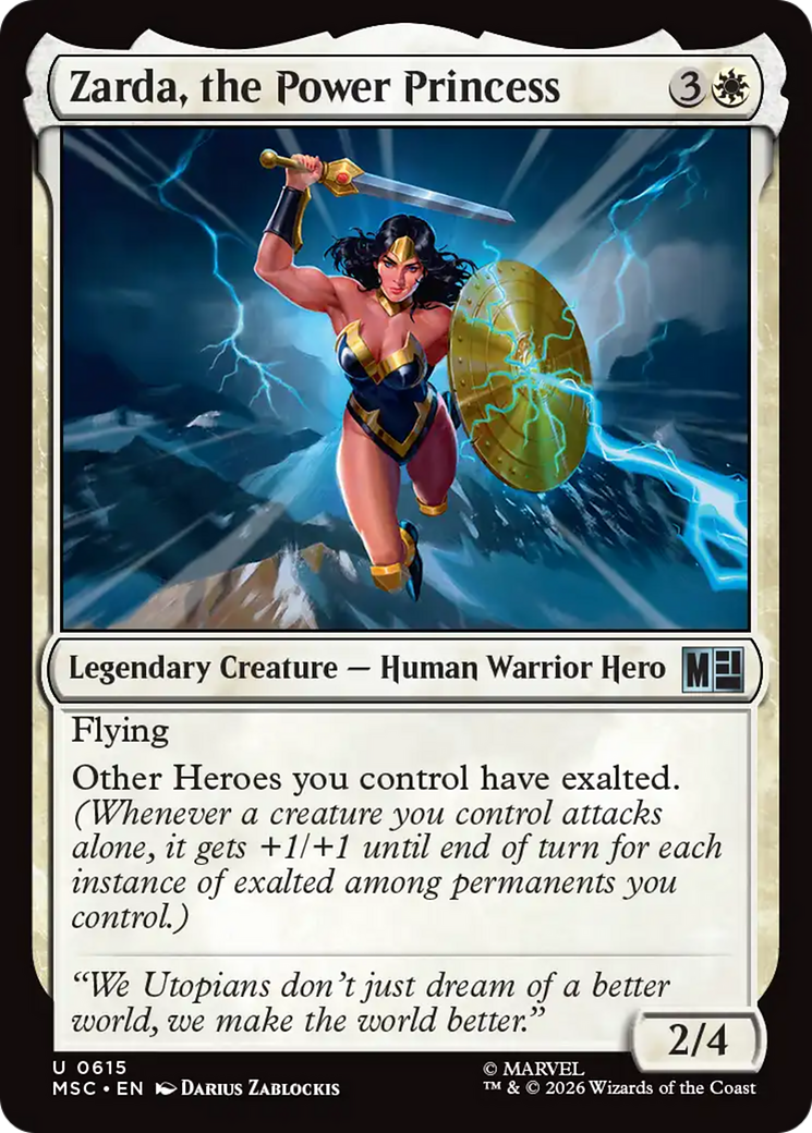 Zarda, the Power Princess [Marvel Super Heroes Commander] | Chromatic Games