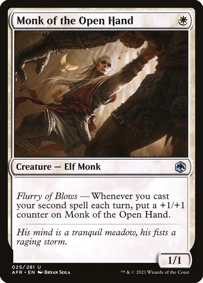 Monk of the Open Hand 25 (Adventures in the Forgotten Realms)  | Chromatic Games