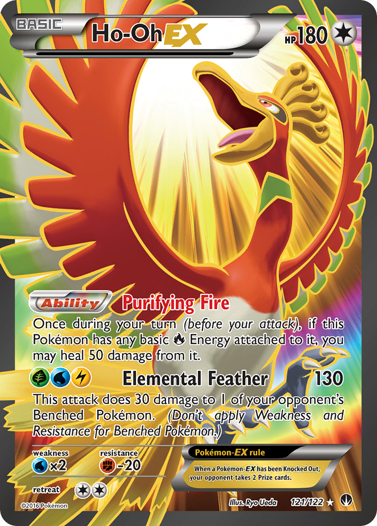 Ho-Oh EX (121/122) [XY: BREAKpoint] | Chromatic Games