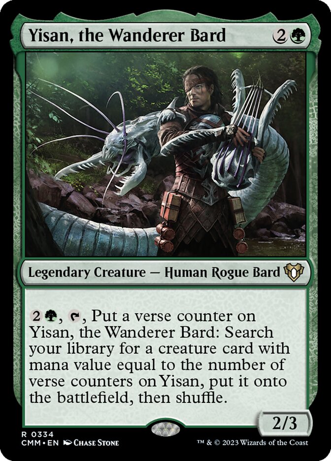 Yisan, the Wanderer Bard 334/451 (Commander Masters)  | Chromatic Games
