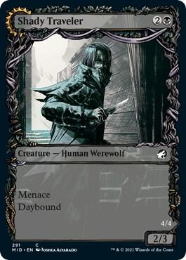 Shady Traveler Showcase 291/277 (Innistrad: Midnight Hunt)  | Chromatic Games