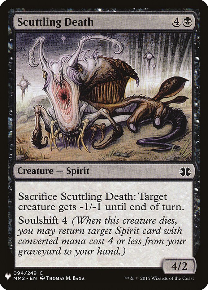 Scuttling Death [Mystery Booster] | Chromatic Games